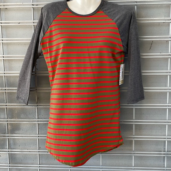 LLR - Striped Printed Randy Top-#0292 - Picture 5 of 12